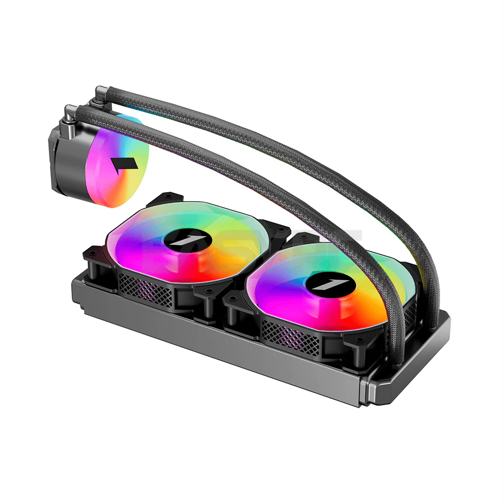 1stplayer Thunderstorm TS2 240 ARGB AIO CPU Liquid Cooler Black - Image 3