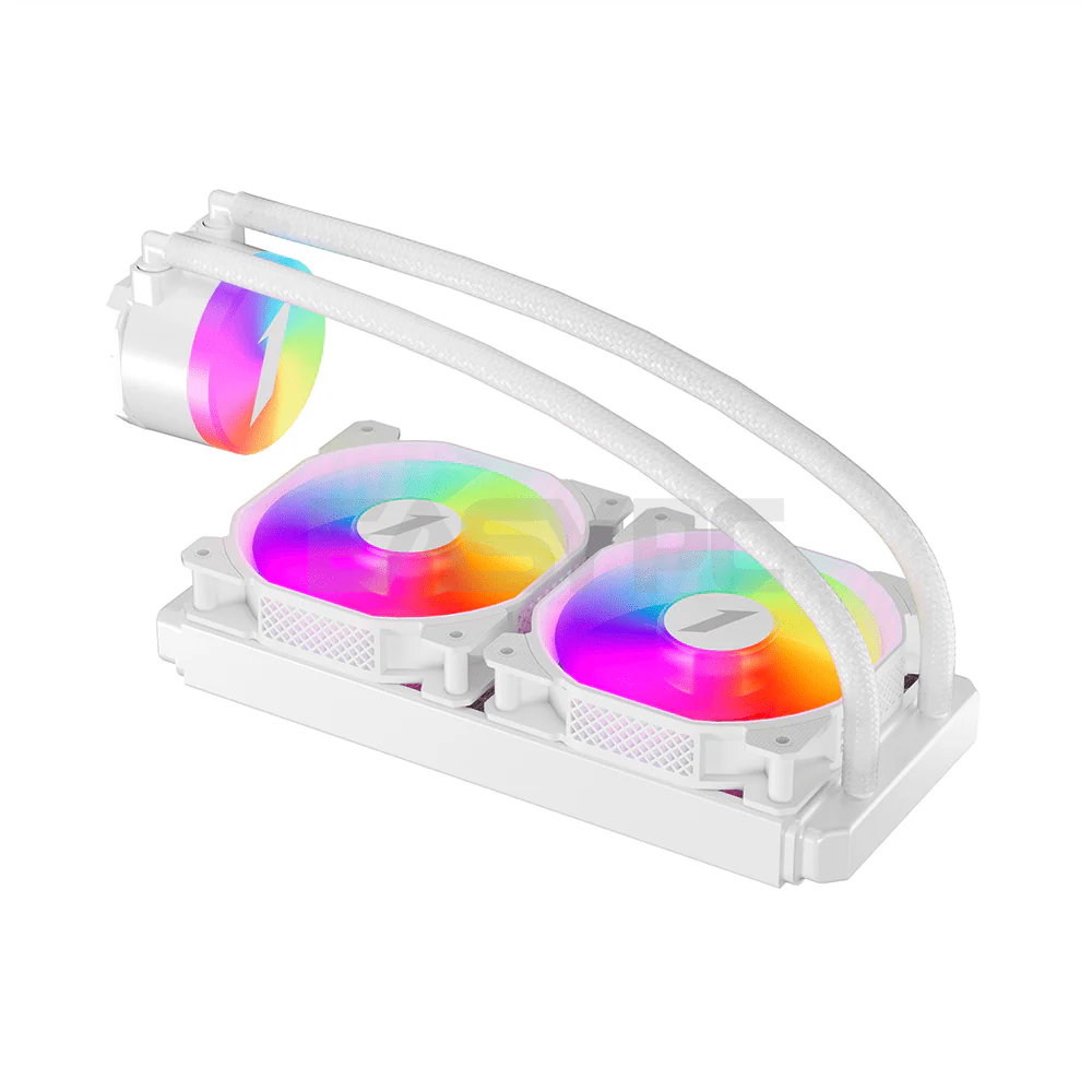 1stplayer Thunderstorm TS2 240 ARGB AIO CPU Liquid Cooler White - Image 3