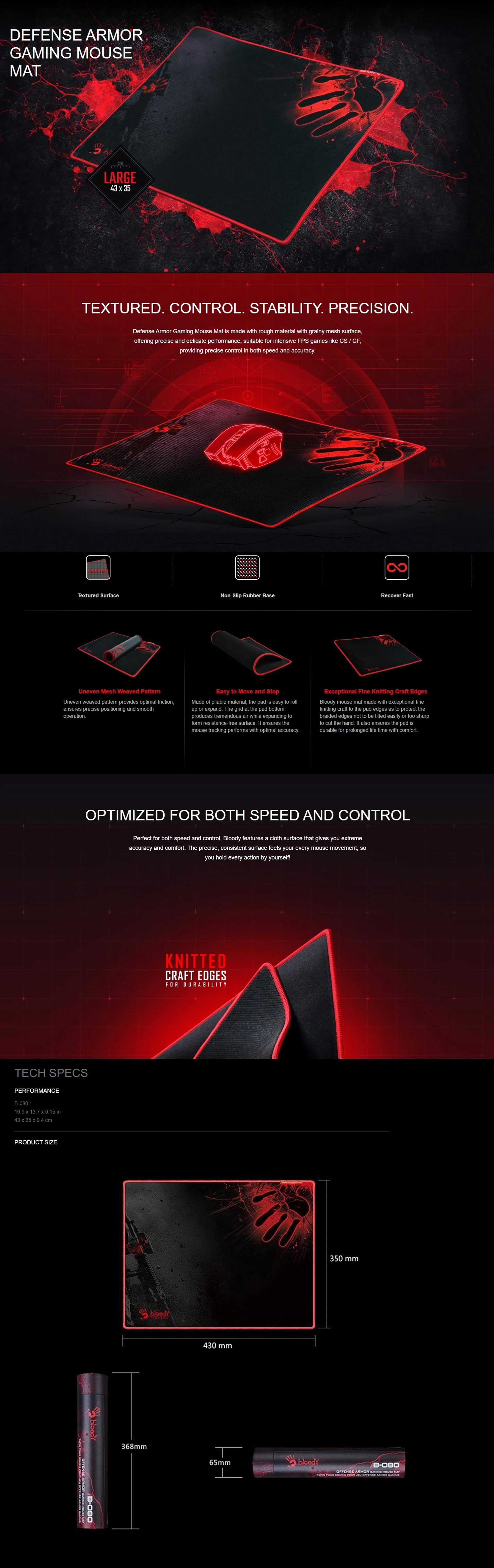 A4tech B080 Bloody Gaming Mousepad - Image 5