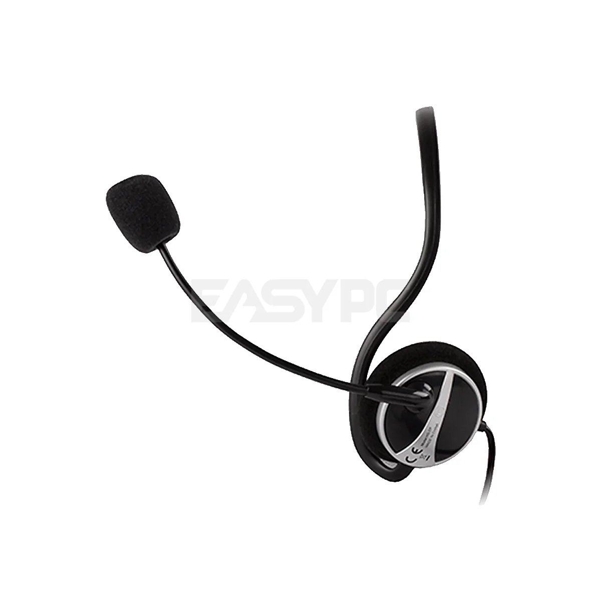 A4Tech HS-5P, Earphone Hook 3.5mm Earphone and Microphone Plug, Omnidirectional Noise-cancelling Mic, Tangle-free Cable Headset Black - Image 3
