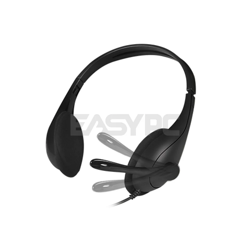 A4Tech HU-9 USB Adjustable Headband Rotatable Mic. Boom Light-Weight Design Headset - Image 4