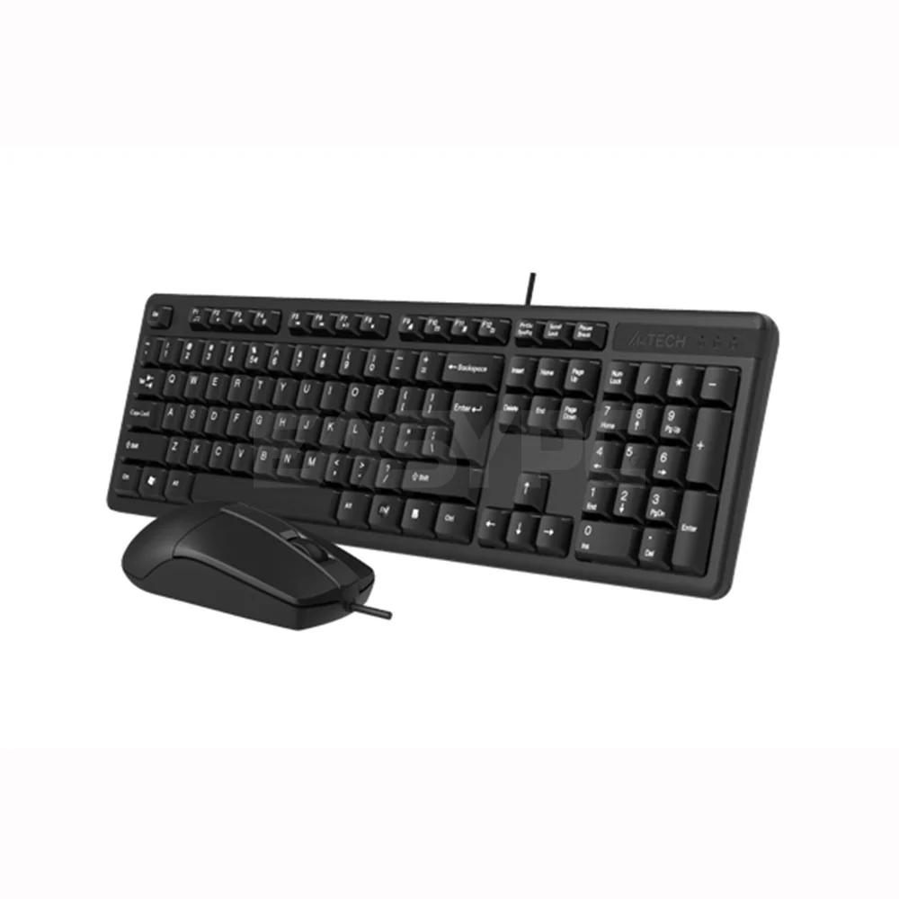 A4Tech kk-3330 Adjustable Keyboard Usb Black Keyboard and Mouse - Image 5