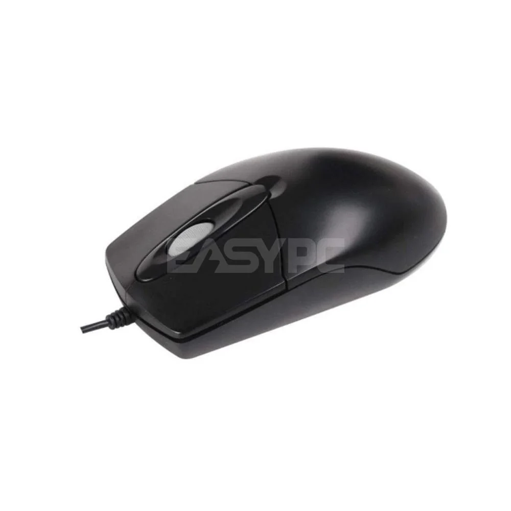 A4Tech OP-720,4 Way Scrolling, Adjustable Weight and DPI, Ergonomic, Grip and Programmable Buttons, Ps2 Mouse Black - Image 3