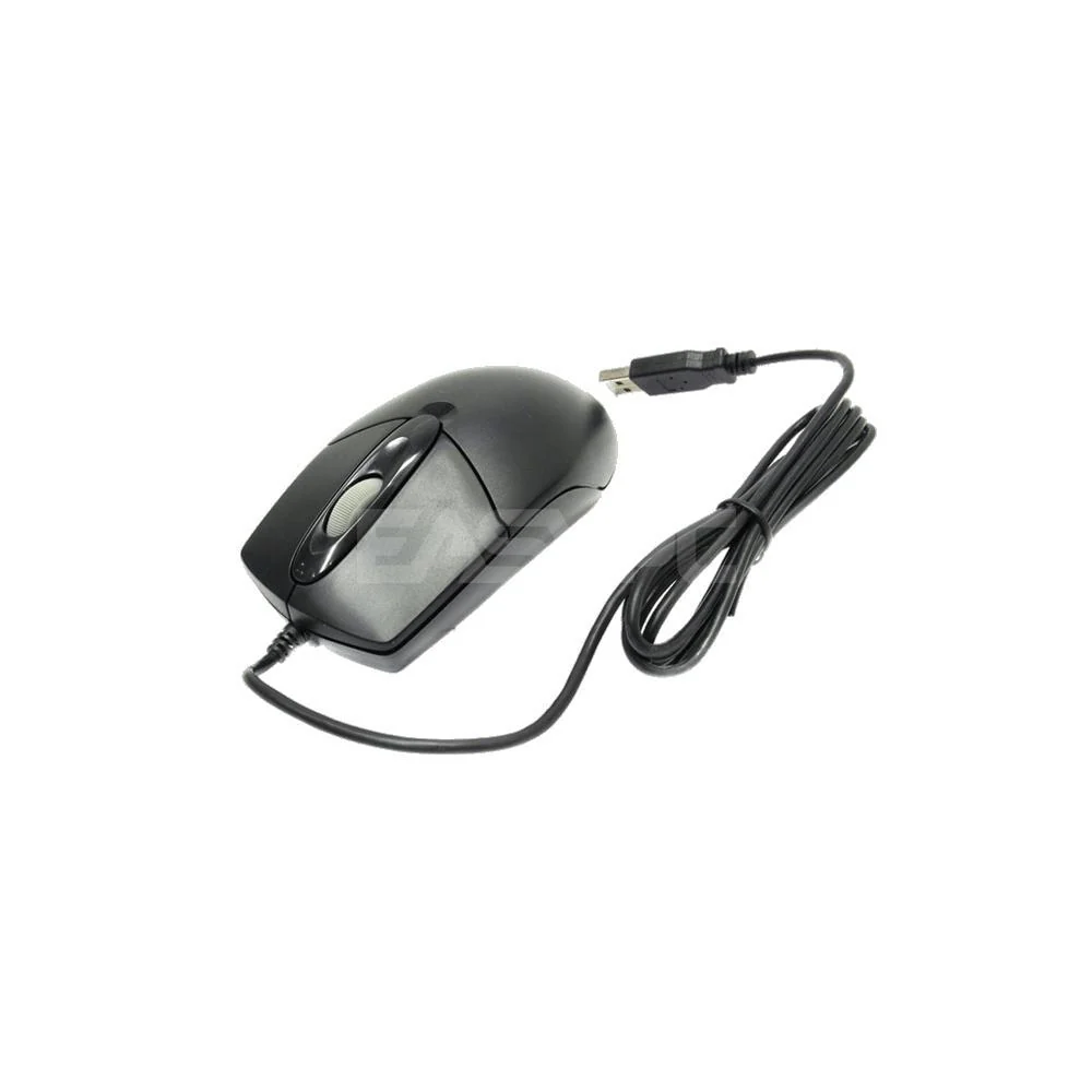 A4Tech OP-720 andÂ OP-720s Usb Plug and Play, Dust resistant wheel, Symmetric Ergonomic Design Wired Mouse Black - Image 4