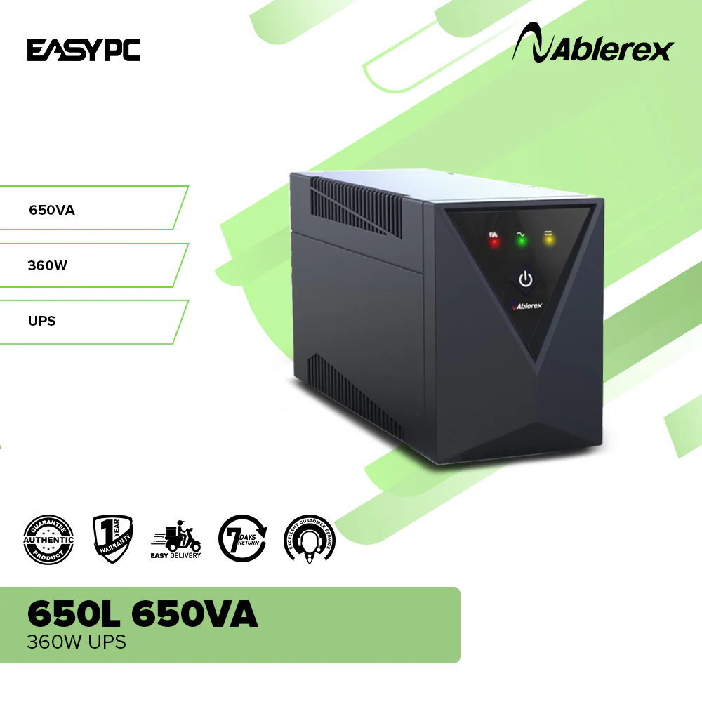 Ablerex 650L 650VA 360W UPS - Image 2