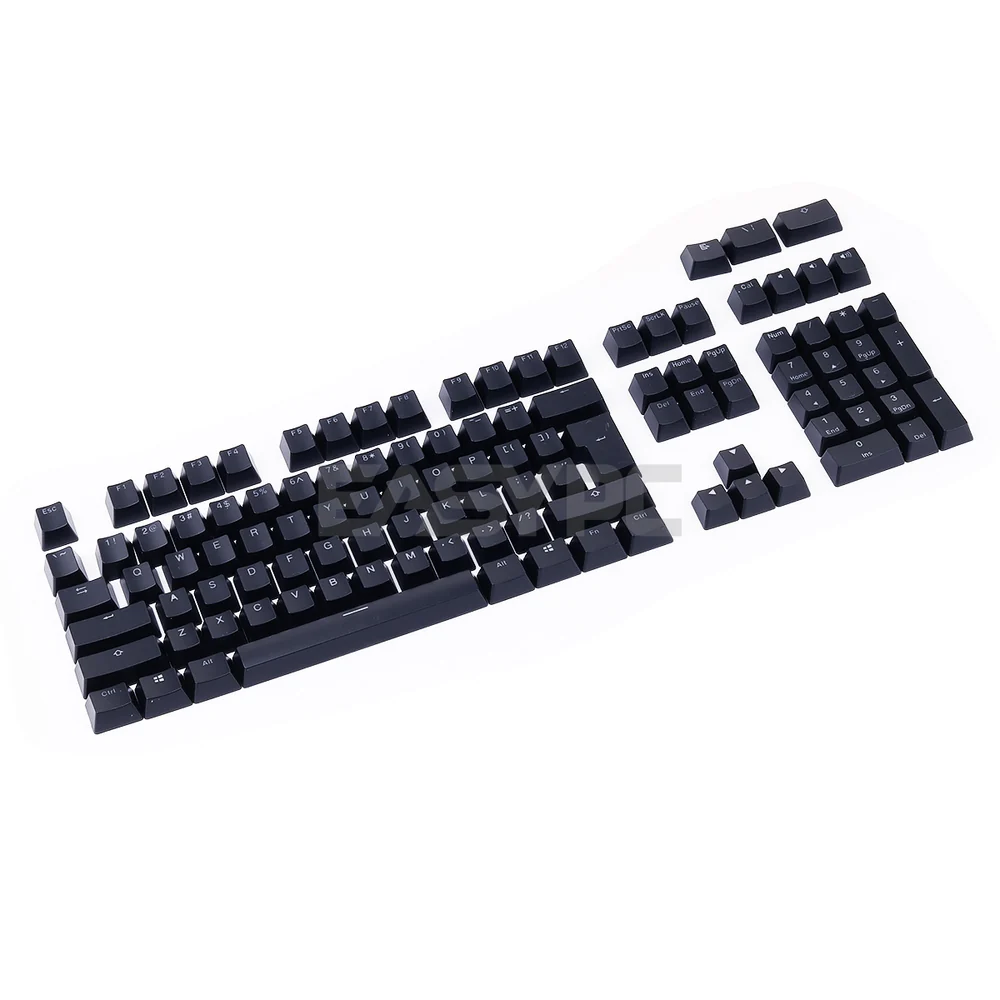 ABS Double Shot Seamless Keycaps White or Black OEM - Image 7