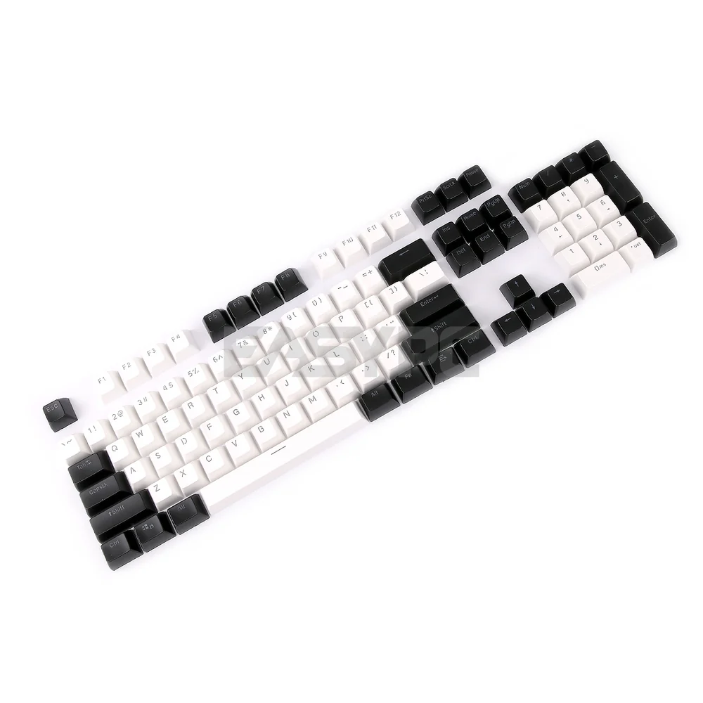 ABS Double Shot SA Keycaps White-Black, Black-White, Black-Red, Black-Blue, Blue-White, White-Red, White and Black Keycaps - Image 4