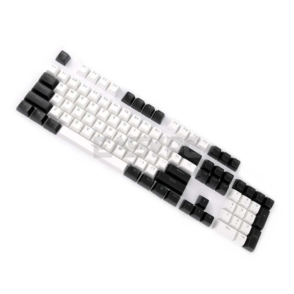ABS Double Shot SA Keycaps White-Black, Black-White, Black-Red, Black-Blue, Blue-White, White-Red, White and Black Keycaps - Image 5