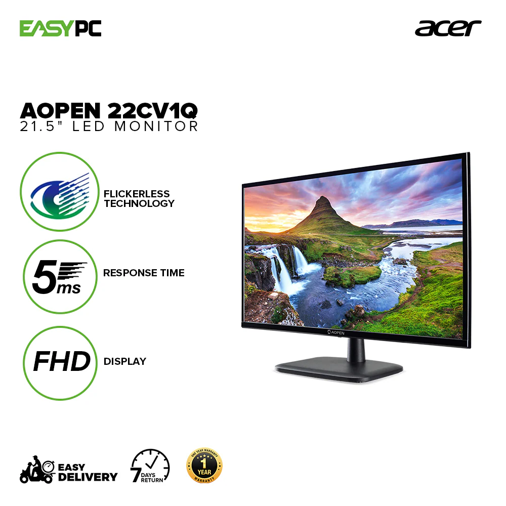 Acer Aopen 22CV1Q 21.5" LED Monitor - Image 2