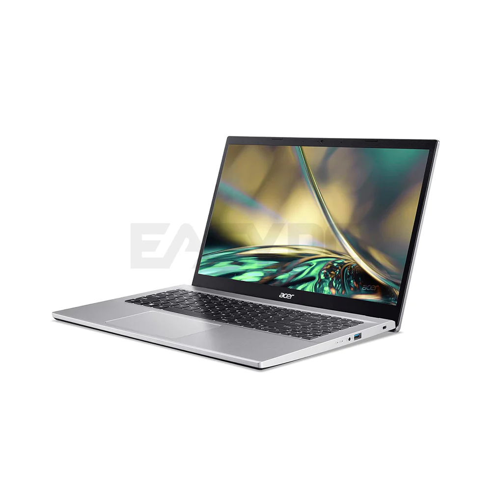 Acer Aspire 3 15.6" Intel Core i5-1235U/4GB+4GB/256GB SSD/Win11 Laptop Silver PS OBP
