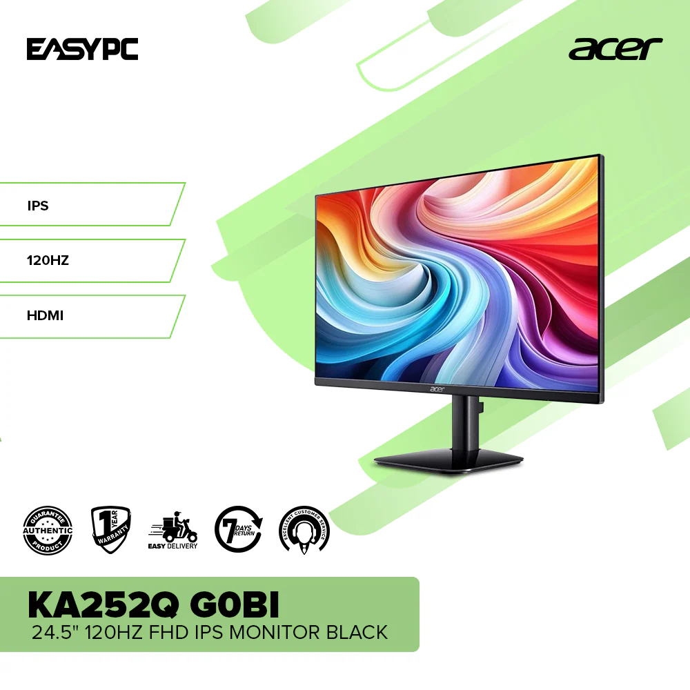 ACER KA252Q G0BI 24.5" 120Hz FHD IPS Monitor Black - Image 2