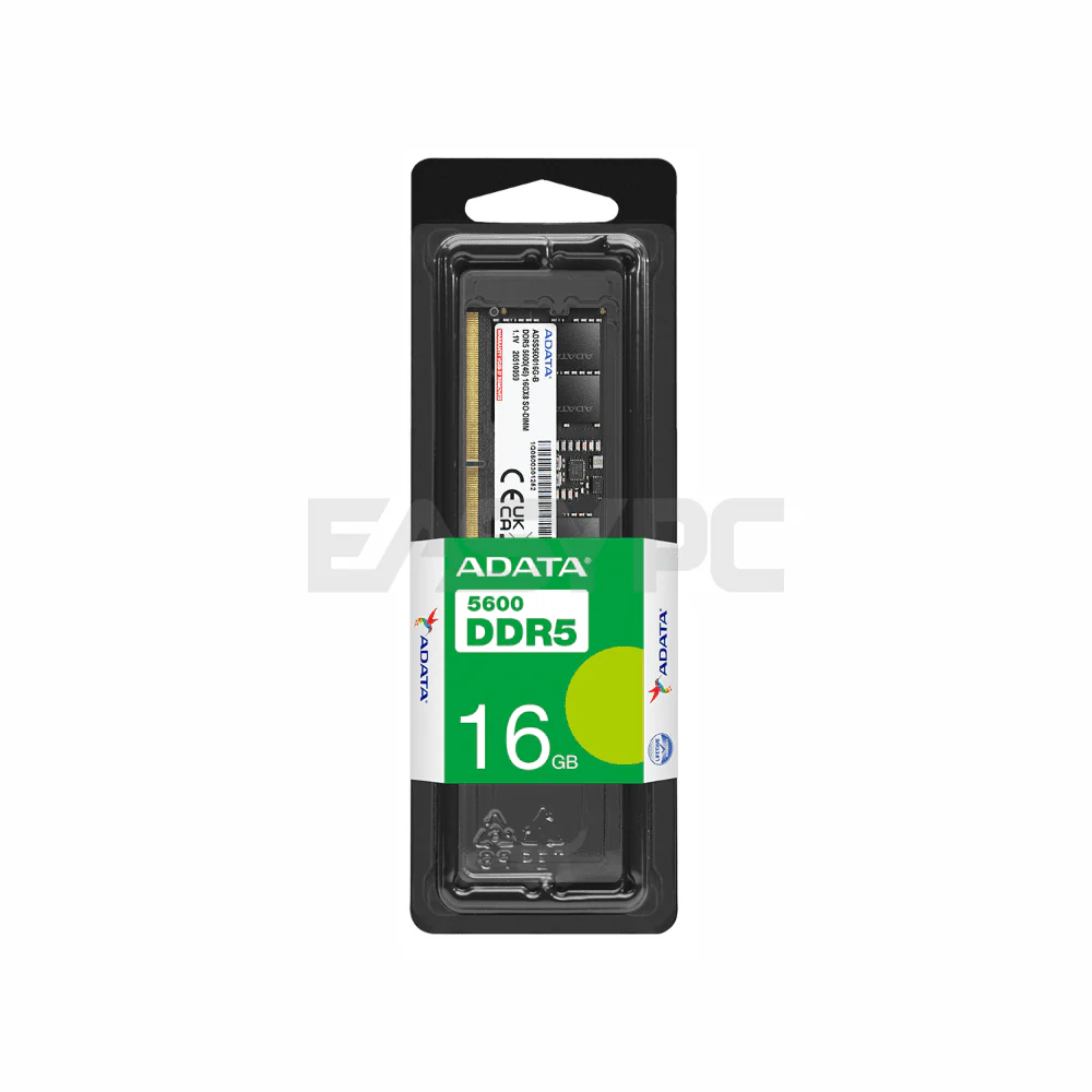 Adata AD5S560016G-S/16 16gb 1x16 5600mhz Ddr5 Sodimm Memory - Image 3