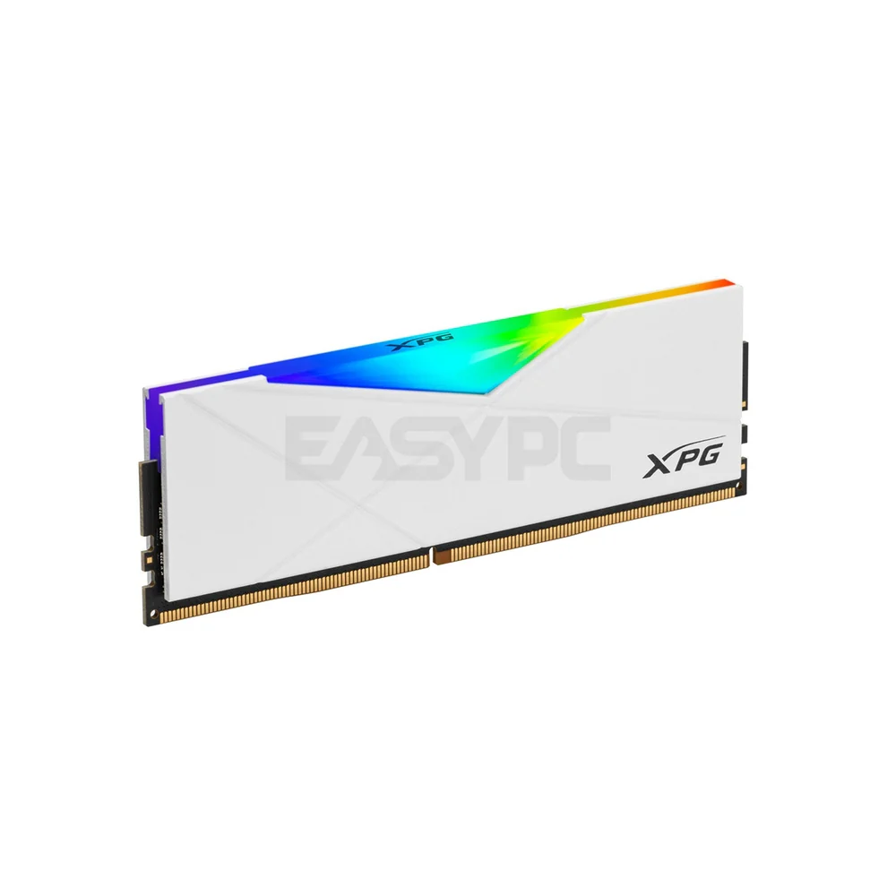 Adata Spectrix D50 8gb 1x8 3200mhz Ddr4 RGB Memory White with Heatsink - Image 2