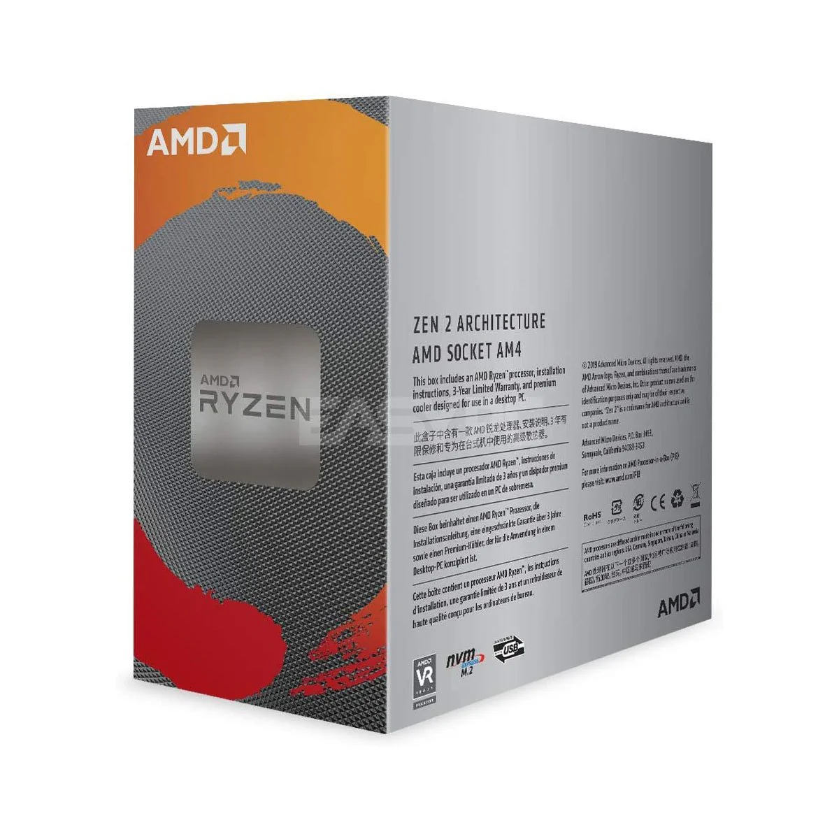 Amd Ryzen 5 3600 Processor Socket Am4 4.2ghz with Wraith Stealth Cooler - Image 3