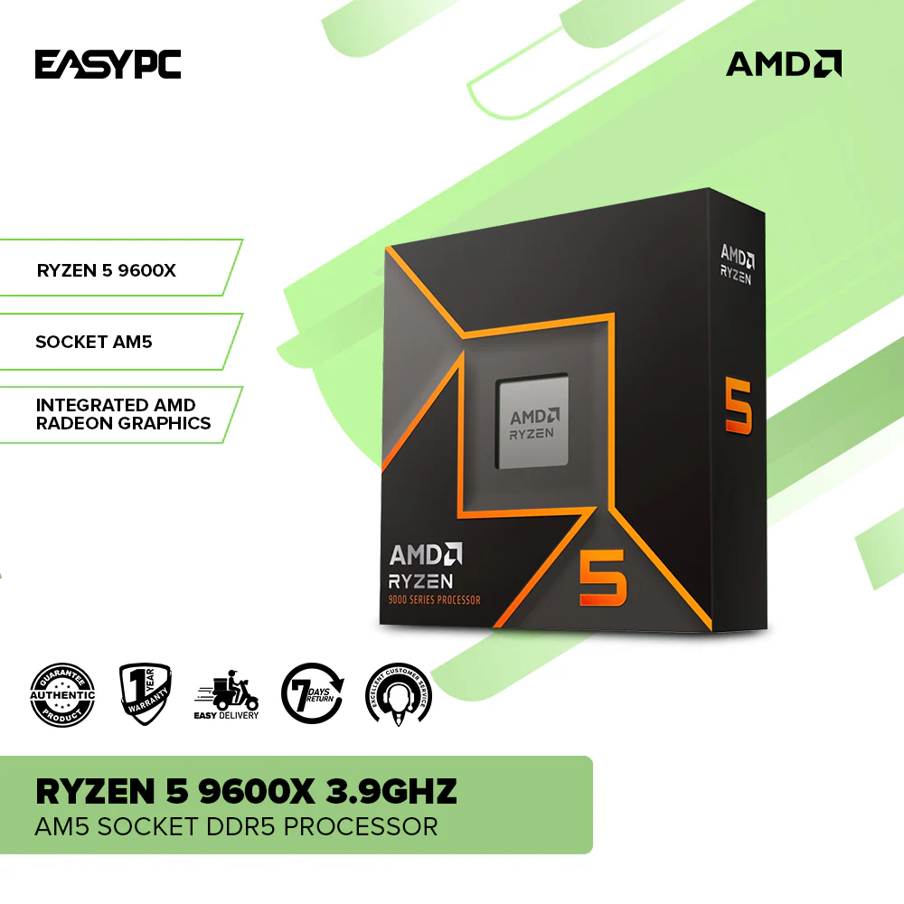 AMD Ryzen 5 9600X 3.9GHz AM5 Socket DDR5 Processor - Image 2