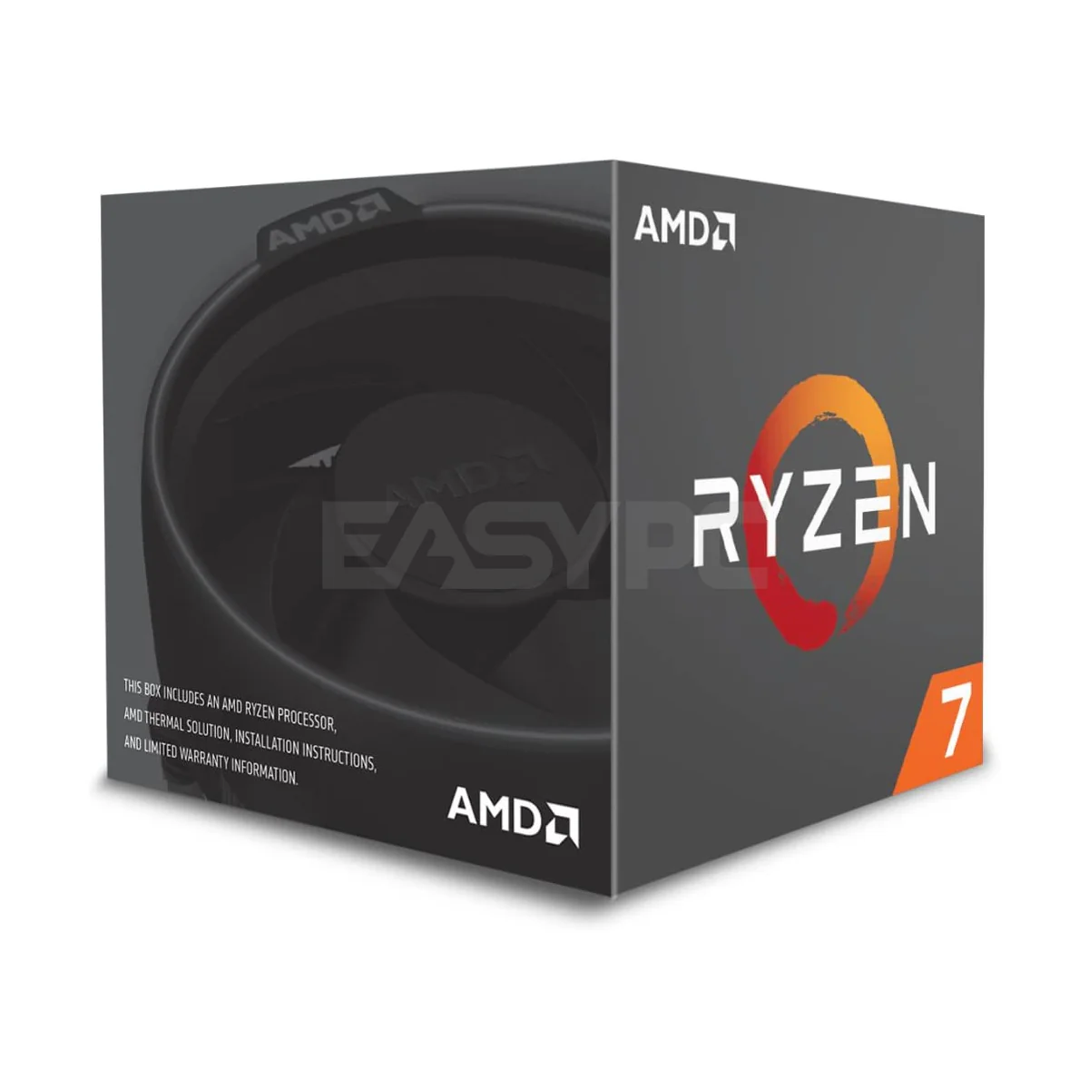 Amd Ryzen 7 2700 Processor Socket Am4 3.2ghz with Wraith Spire LED Cooler - Image 2