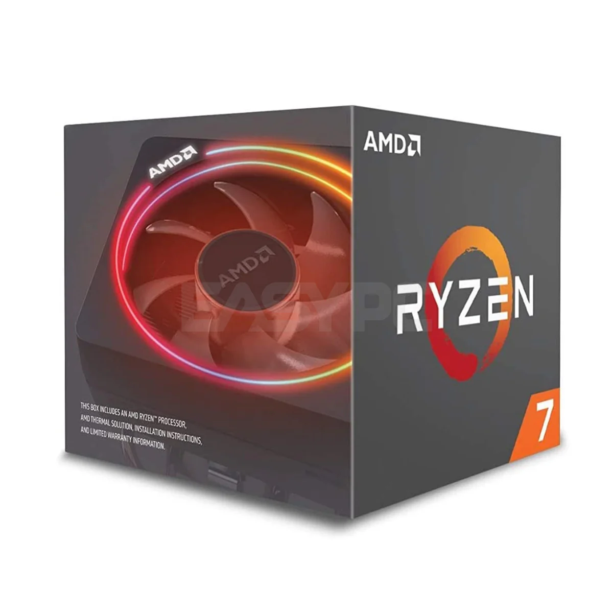 Amd Ryzen 7 2700x Processor Socket Am4 3.7ghz Wraith Prism LED Cooler - Image 2