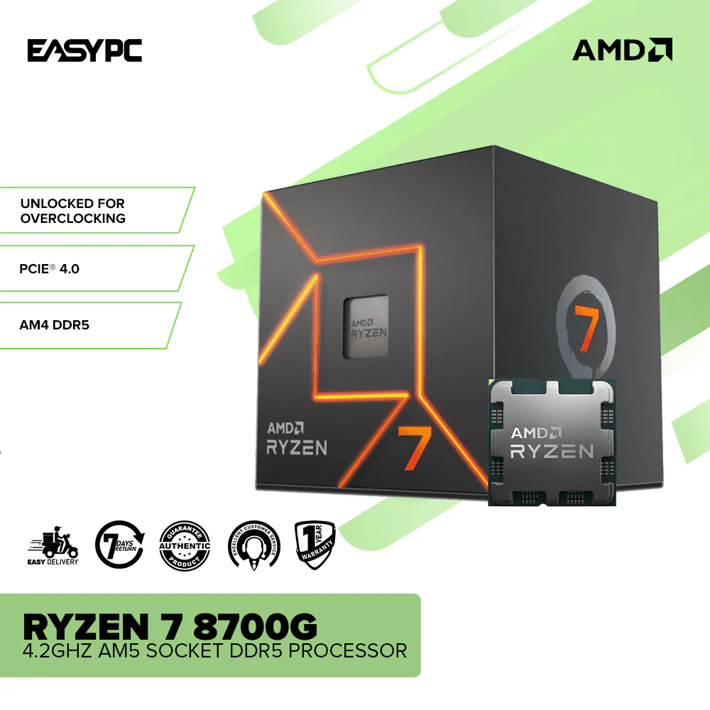 AMD Ryzen 7 8700G 4.2GHz AM5 Socket DDR5 Processor - Image 2