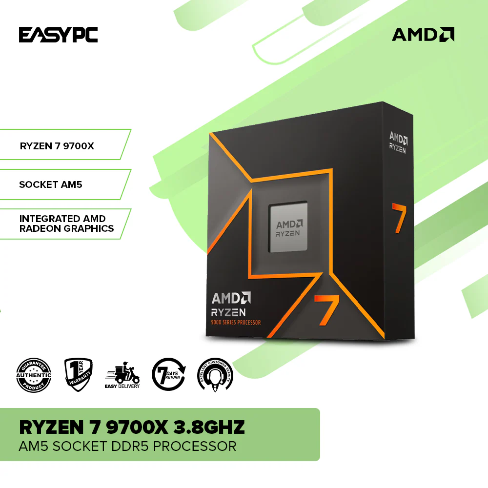 AMD Ryzen 7 9700X 3.8GHz AM5 Socket DDR5 Processor - Image 2