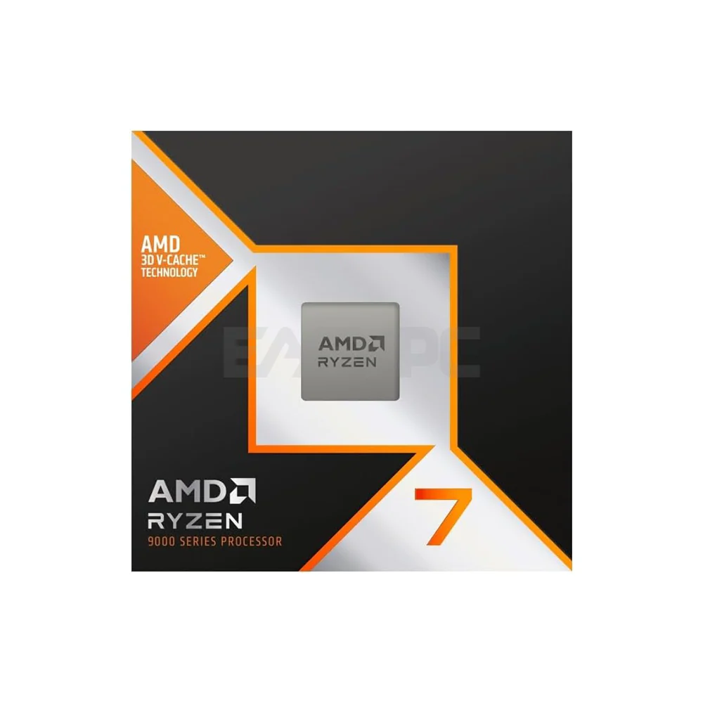 AMD RYZEN 7 9800X3D AM5 D5 5.2ghz with Radeon Graphics processor