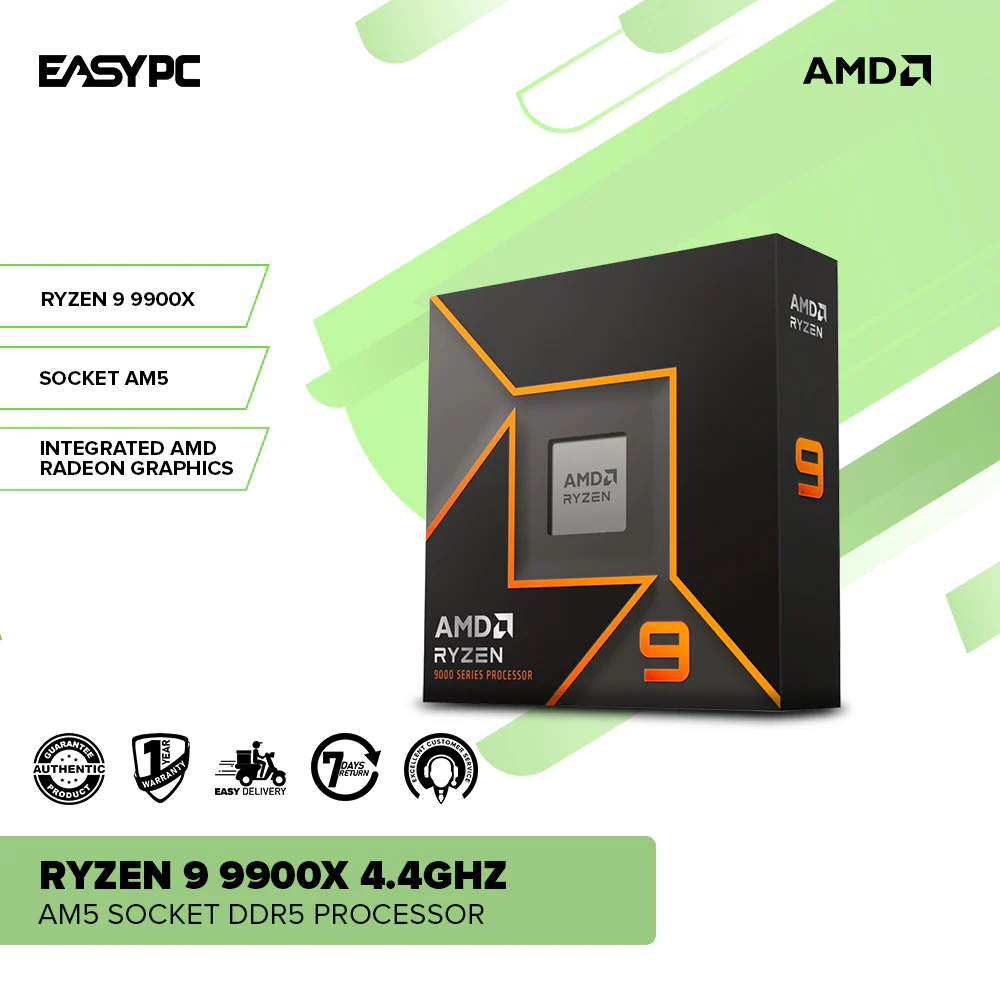 AMD Ryzen 9 9900X 4.4GHz AM5 Socket DDR5 Processor - Image 2