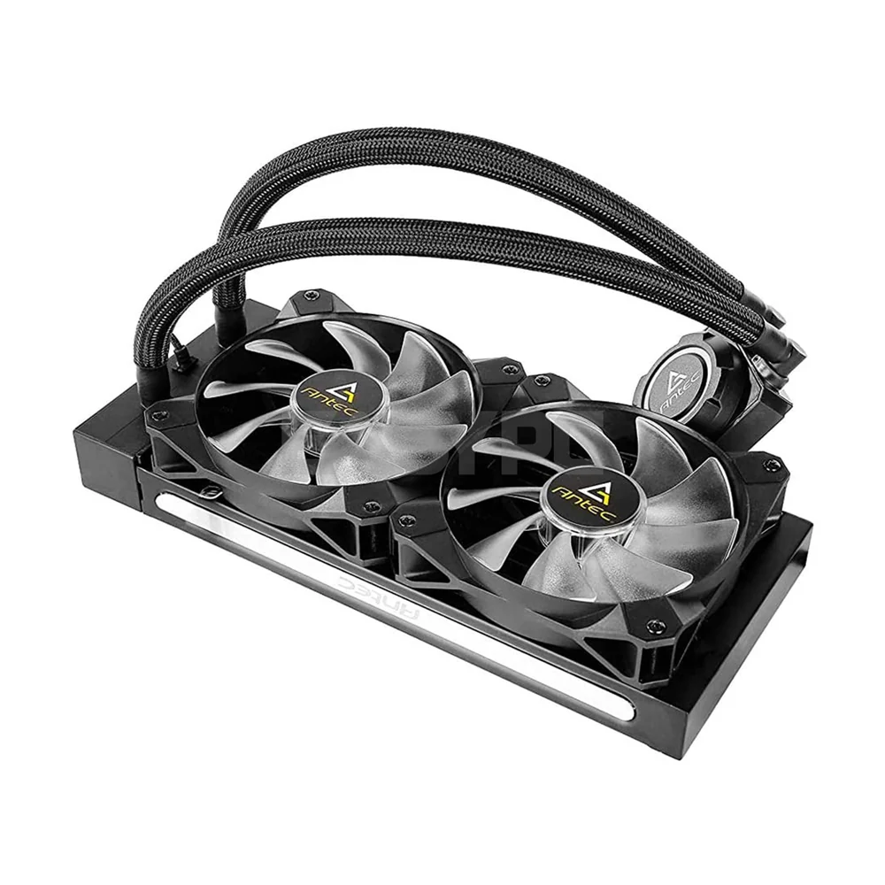 Antec Kuhler H20 K240 and K120 RGB PWM Fan, Strong Pump, Slim & Low-Profile Block Design AIO Liquid Cooler 19GLO - Image 4