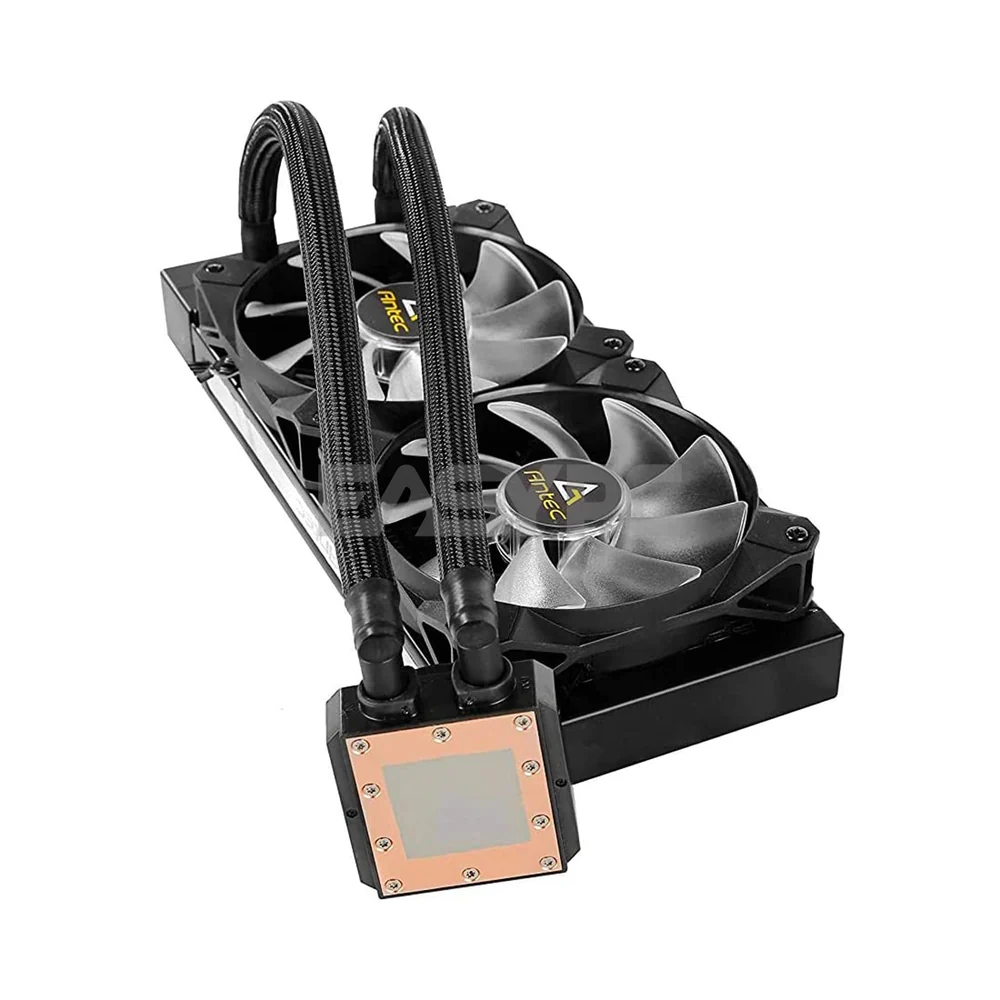 Antec Kuhler H20 K240 and K120 RGB PWM Fan, Strong Pump, Slim & Low-Profile Block Design AIO Liquid Cooler 19GLO - Image 5