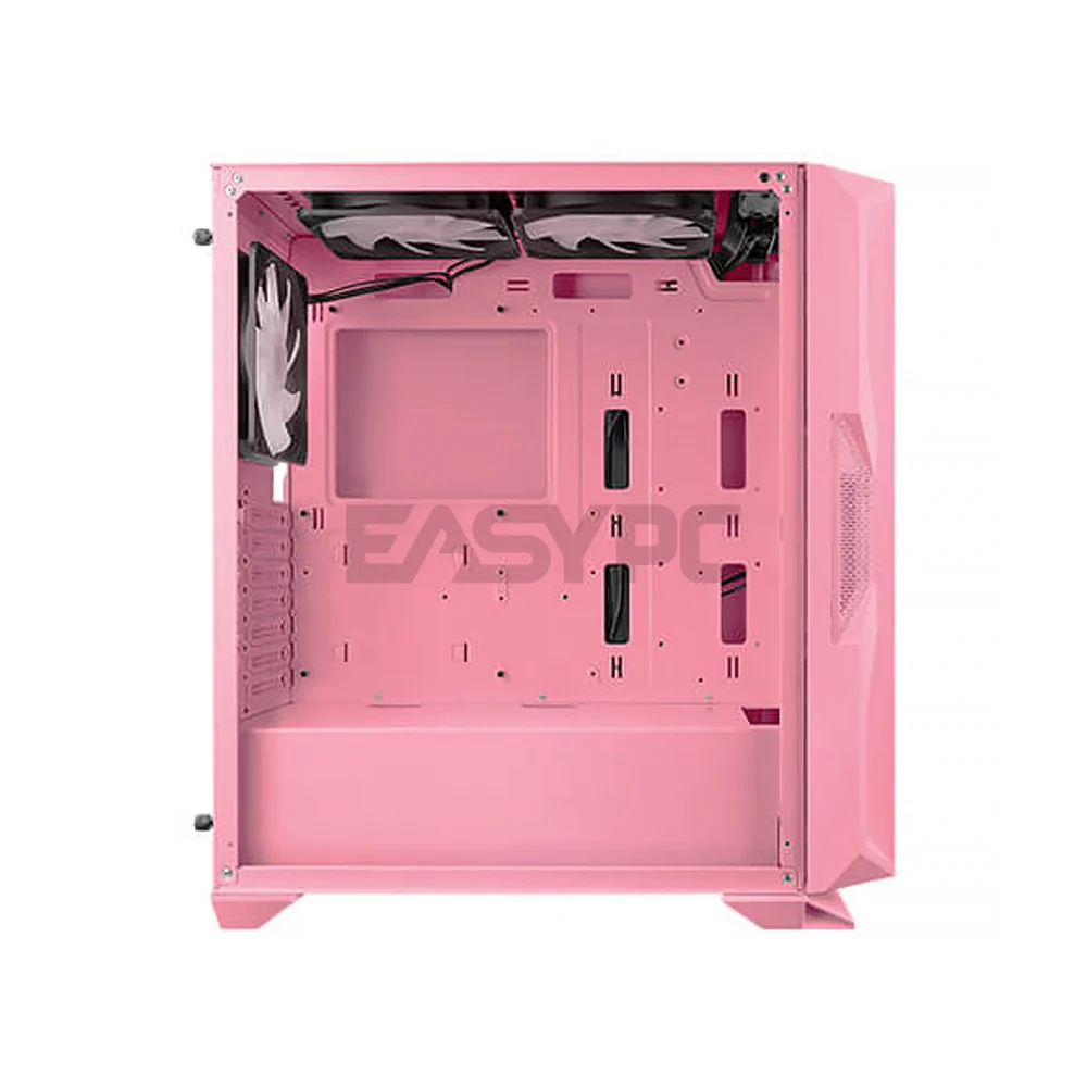 Antec NX800 Pink E-ATX Mid-Tower TG PC Case (2*200mm Front, 2*140mm Top, 1*140mm Rear ARGB Fans) 19GLO ANNX2642 - Image 3