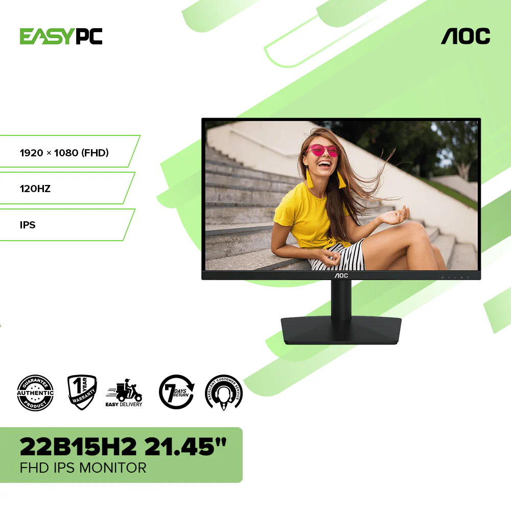AOC 22B15H2 21.45" FHD IPS 120Hz Monitor