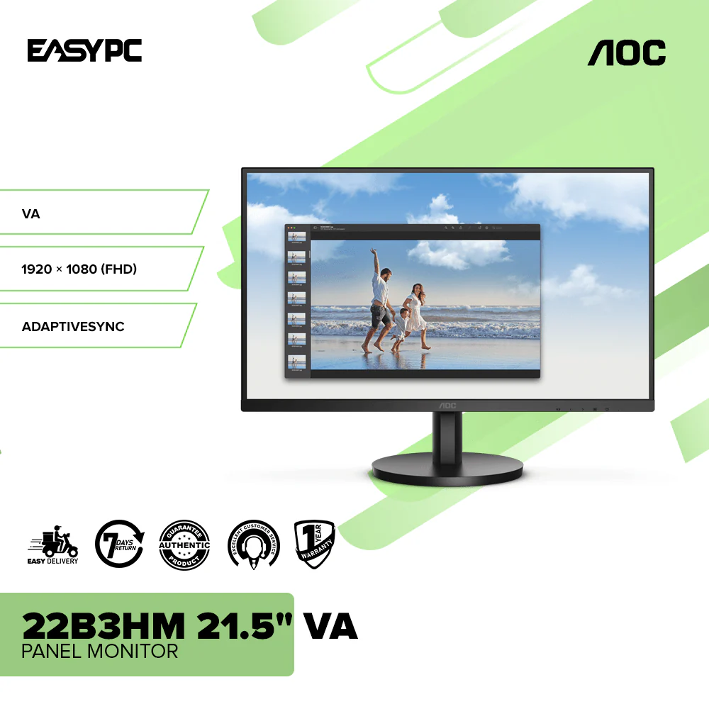 AOC 22B3HM 21.5" VA Panel Monitor - Image 2