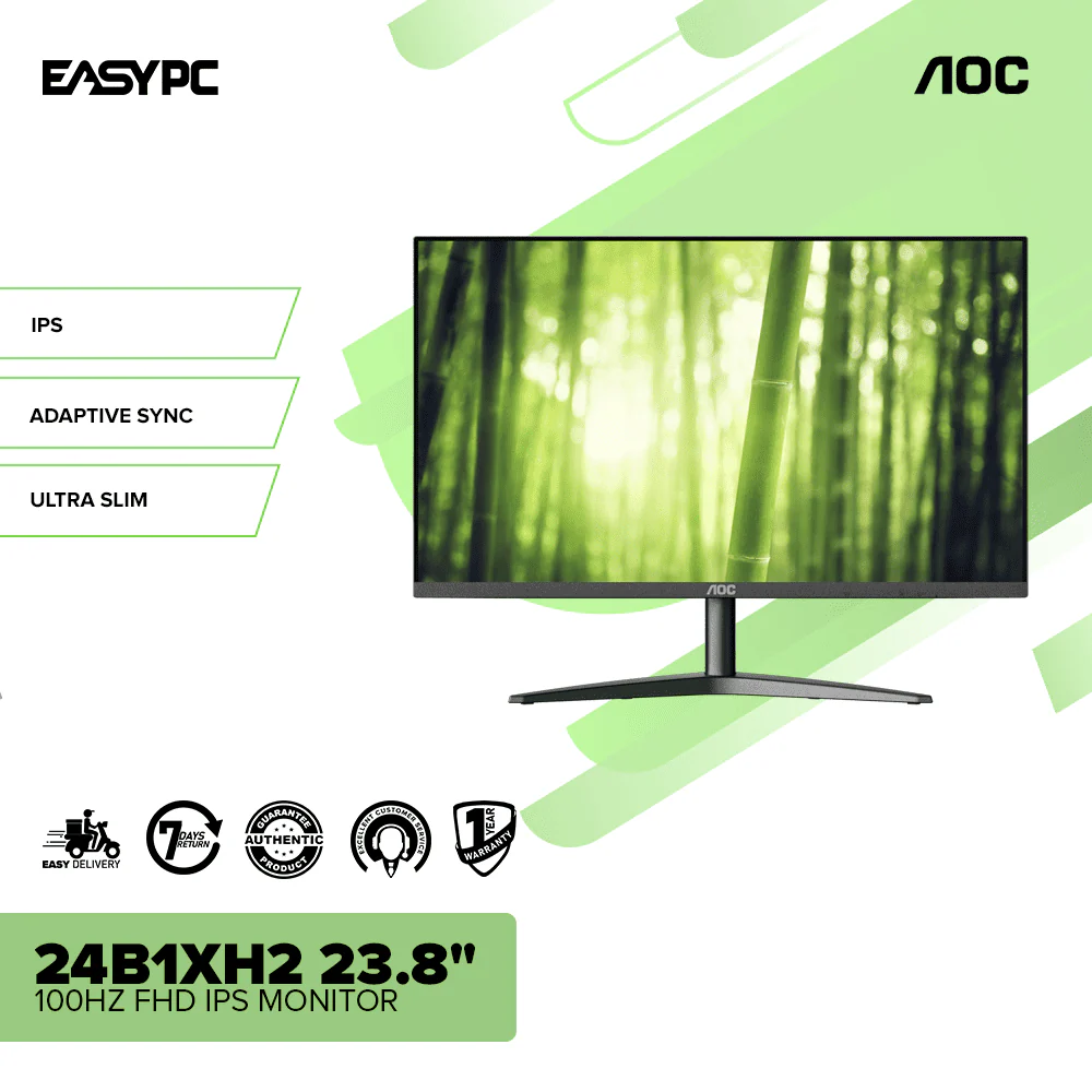 AOC 24B1XH2 23.8" 100HZ FHD IPS Monitor - Image 2