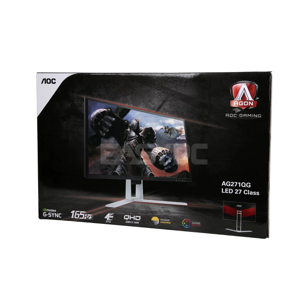 AOC Agon AG271QG 27" 165Hz 2K IPS G-Sync Gaming Monitor - Image 4