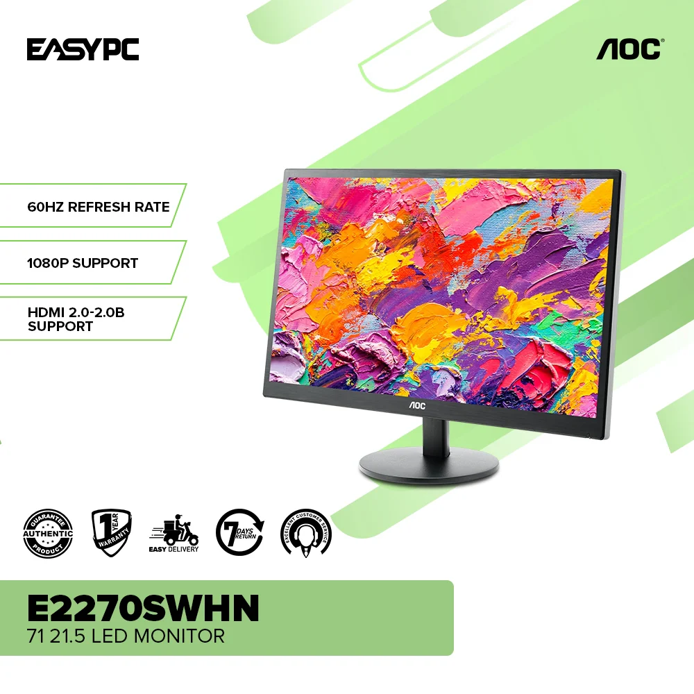Aoc E2270SWHN 71 21.5 Inches Led Monitor - Image 2