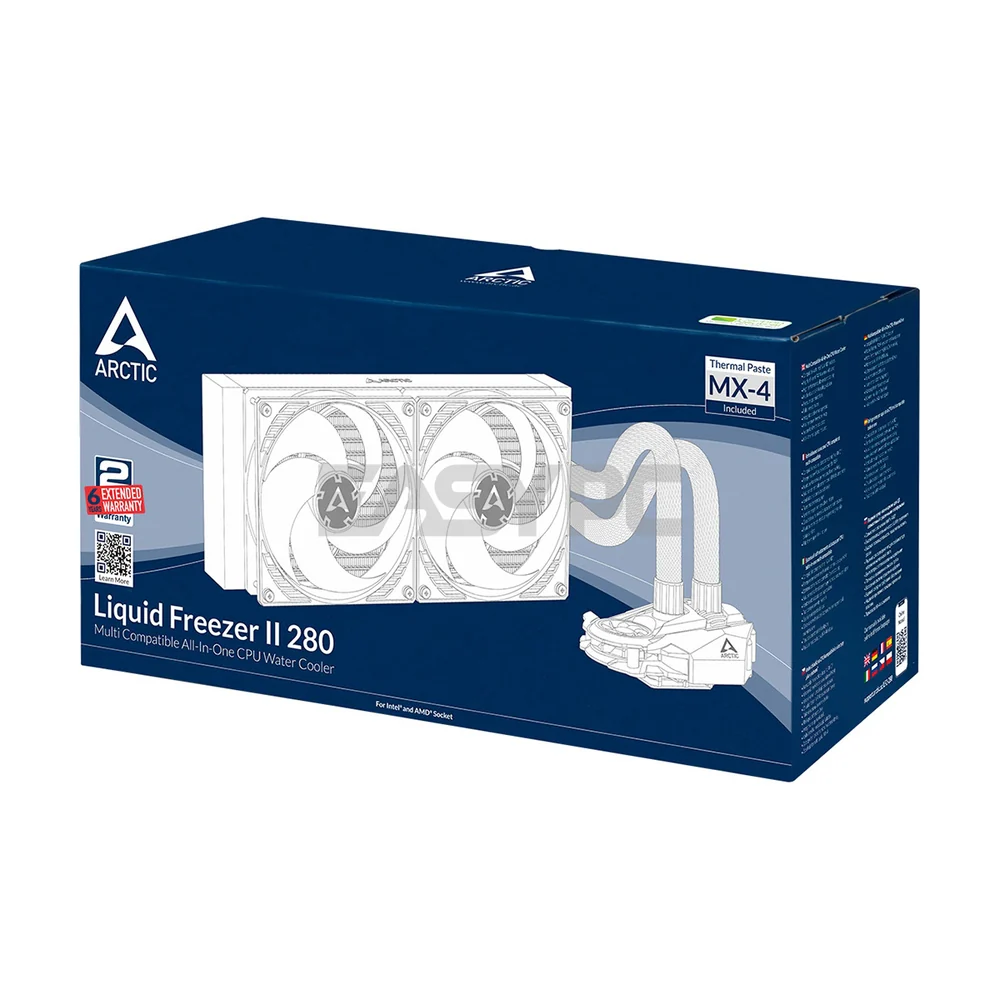 ARCTIC COOLING Liquid Freezer II- 120, 240, 280, 360 & 420mm Multi Compatible All-In-One CPU Water Cooler LGA 1700 Compatible Fully sleeved Tubes 4JTP - Image 11