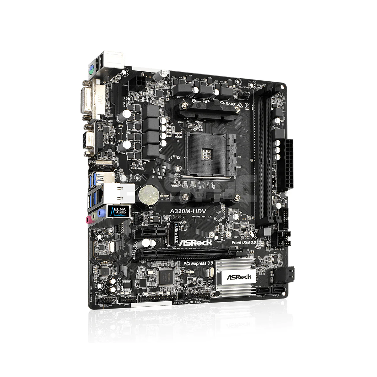 Asrock A320M-HDV Socket Am4 Ddr4 Gaming Motherboard - Image 4