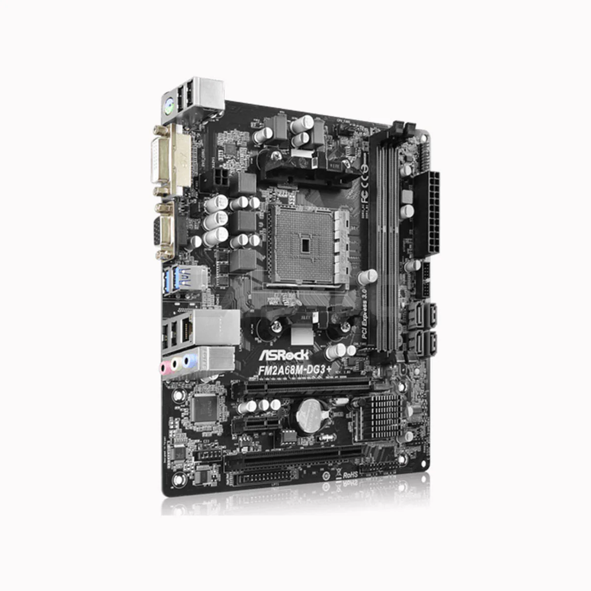 Asrock A68M-DG3+ Socket Fm2 Ddr3 Motherboard | Support for Socket FM2+ 95W / FM2 100W processors - Image 3