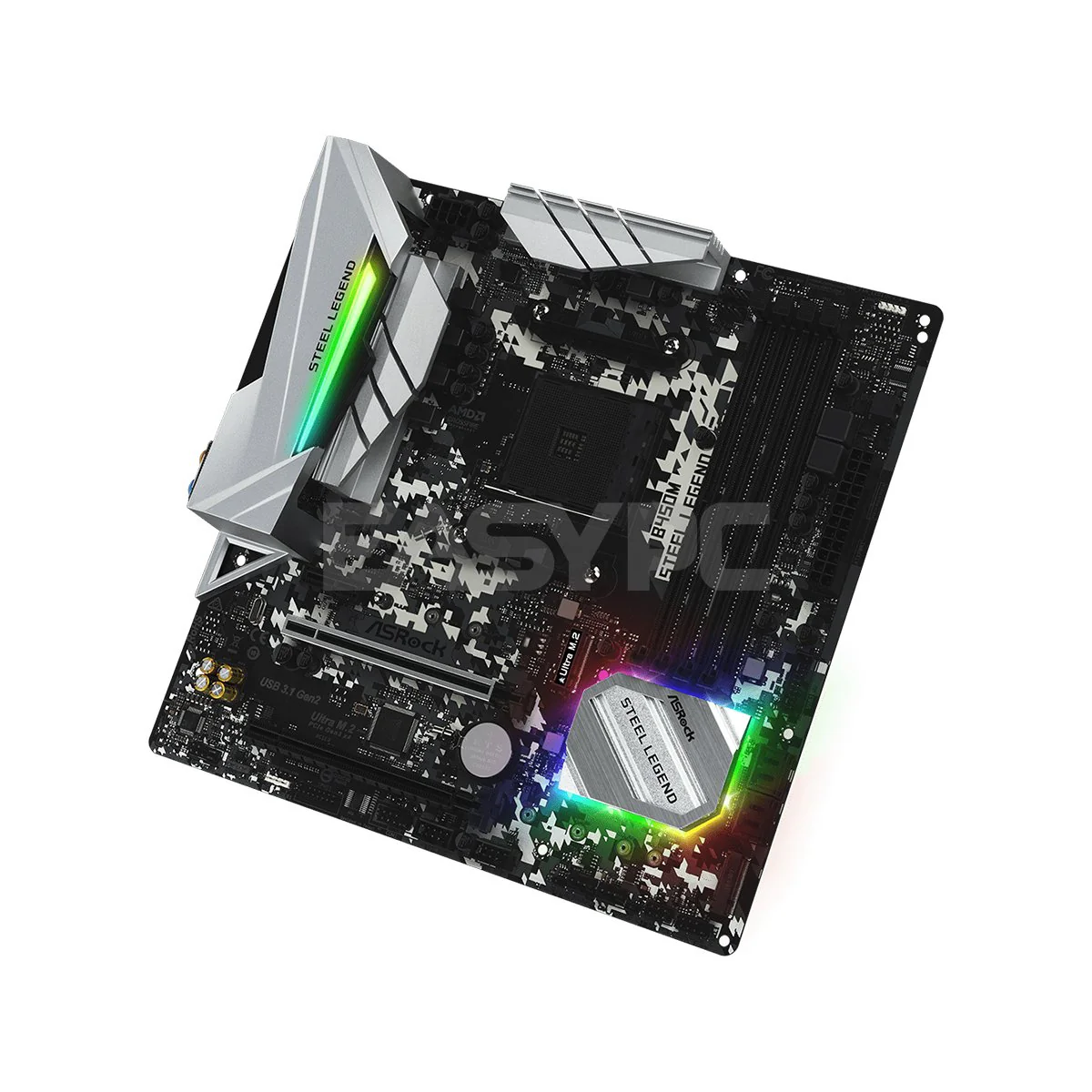 Asrock B450M Steel Legend Am4 Gaming Motherboard - Image 4