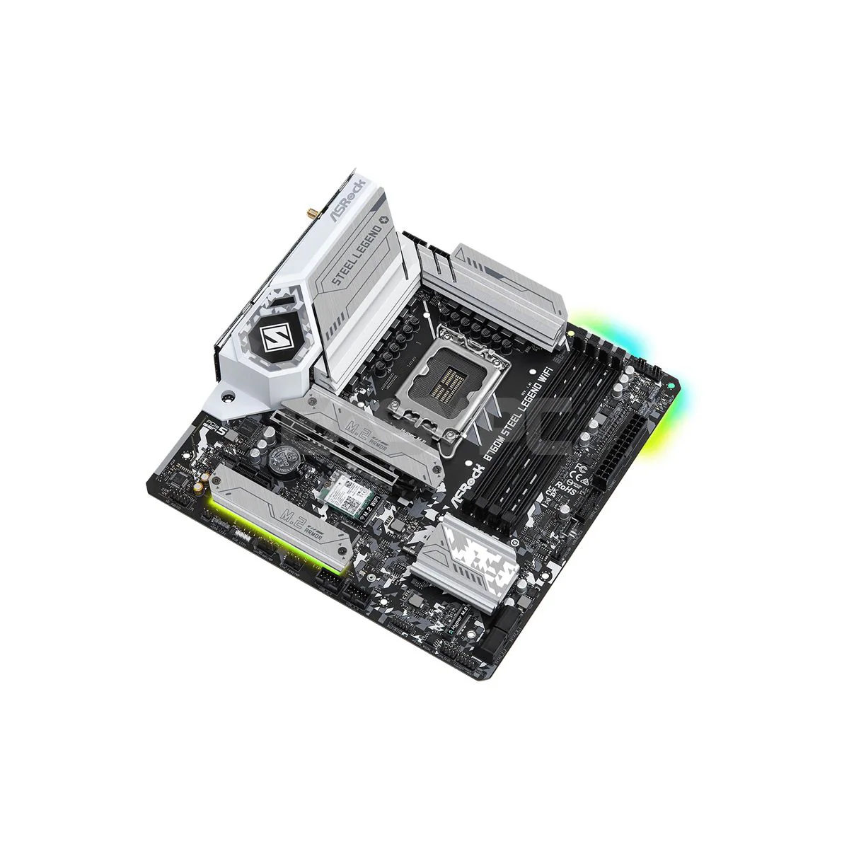 Asrock B760M Steel legend D5 MATX WIFI LGA 1700 DDR5 motherboard - Image 4