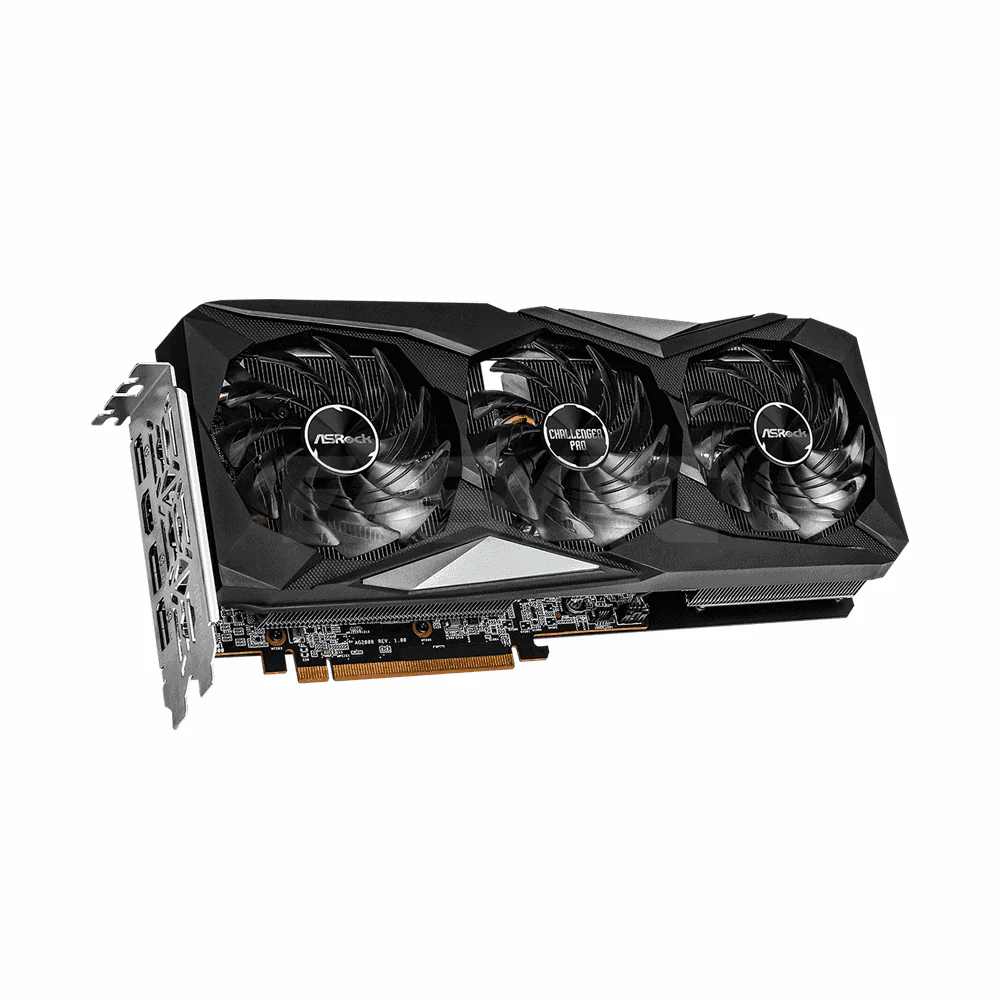 Asrock RX 6600 XT 8G CHALLENGER PRO 8gb 128bit GDdr6 Gaming Videocard - Image 3