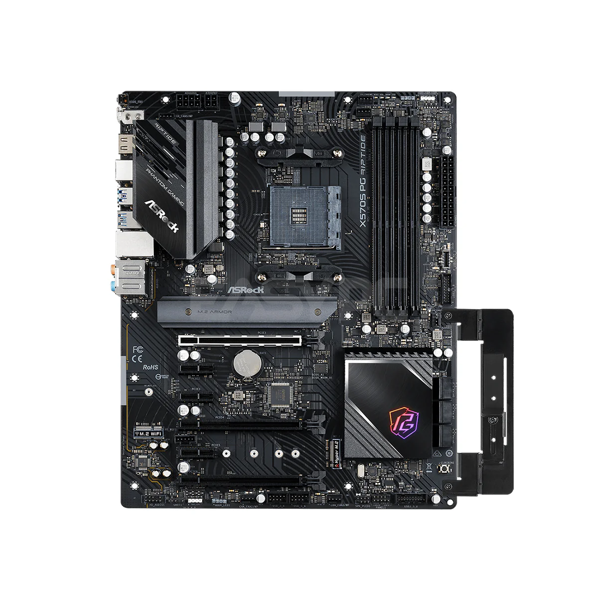 Asrock X570S Phantom Gaming Riptide Socket Am4 Ddr4 Motherboard - Image 3