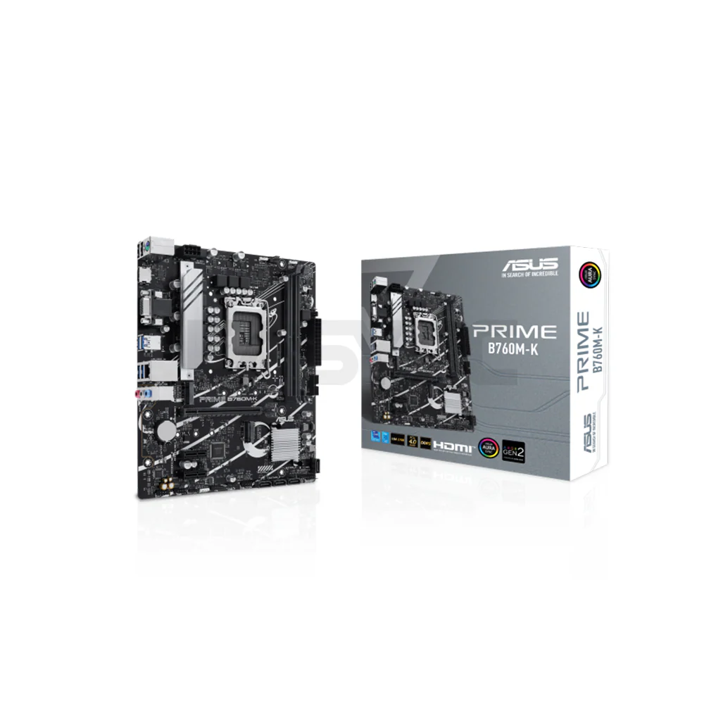 Asus B760M-K D4 Socket LGA 1700 DDR4 Gaming Motherboard - Image 3