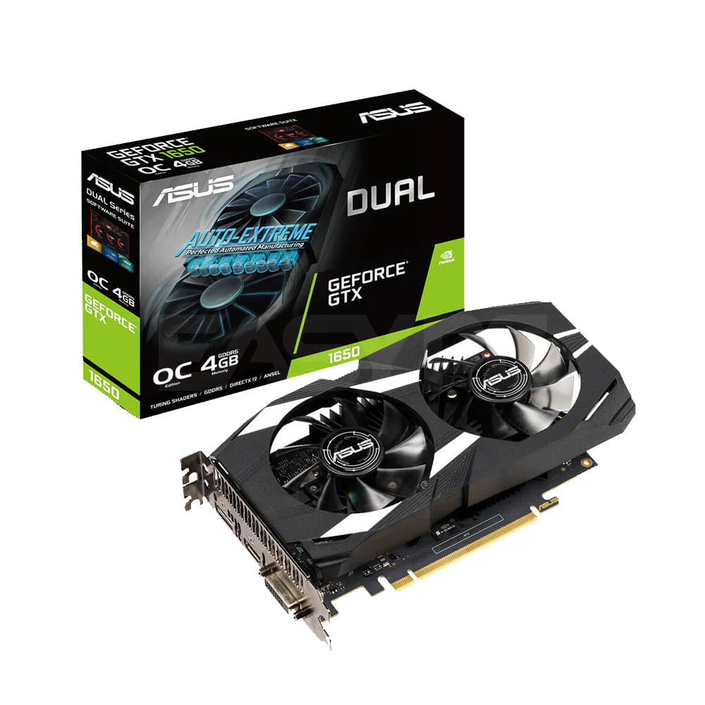 Asus Dual NVIDIA® GeForce GTX™ 1650 OC DUAL-GTX1650-O4GD6-P 4GB 128bit GDDR6 Videocard - Image 6