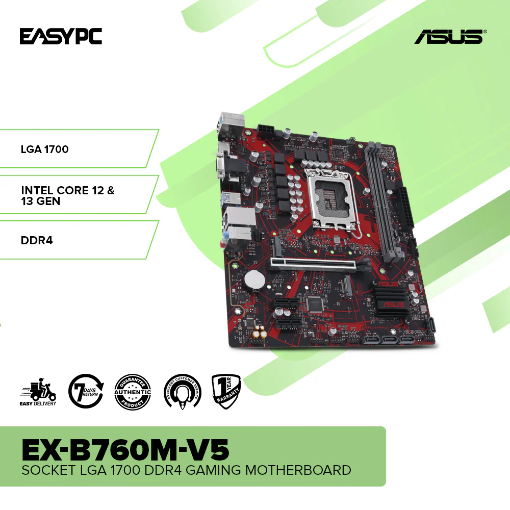 Asus EX-B760M-V5 Socket LGA 1700 Ddr4 Gaming Motherboard - Image 2