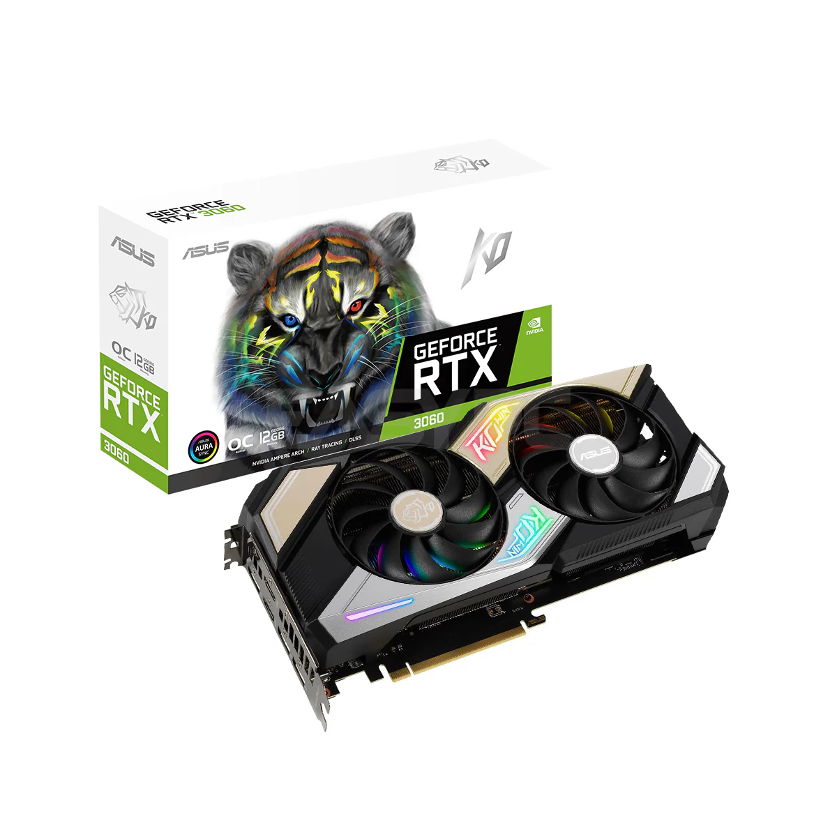 Asus  KO NVIDIAÂ® GeForce RTXÂ™ 3060 OC 12gb 192bit GDdr6 Gaming Videocard