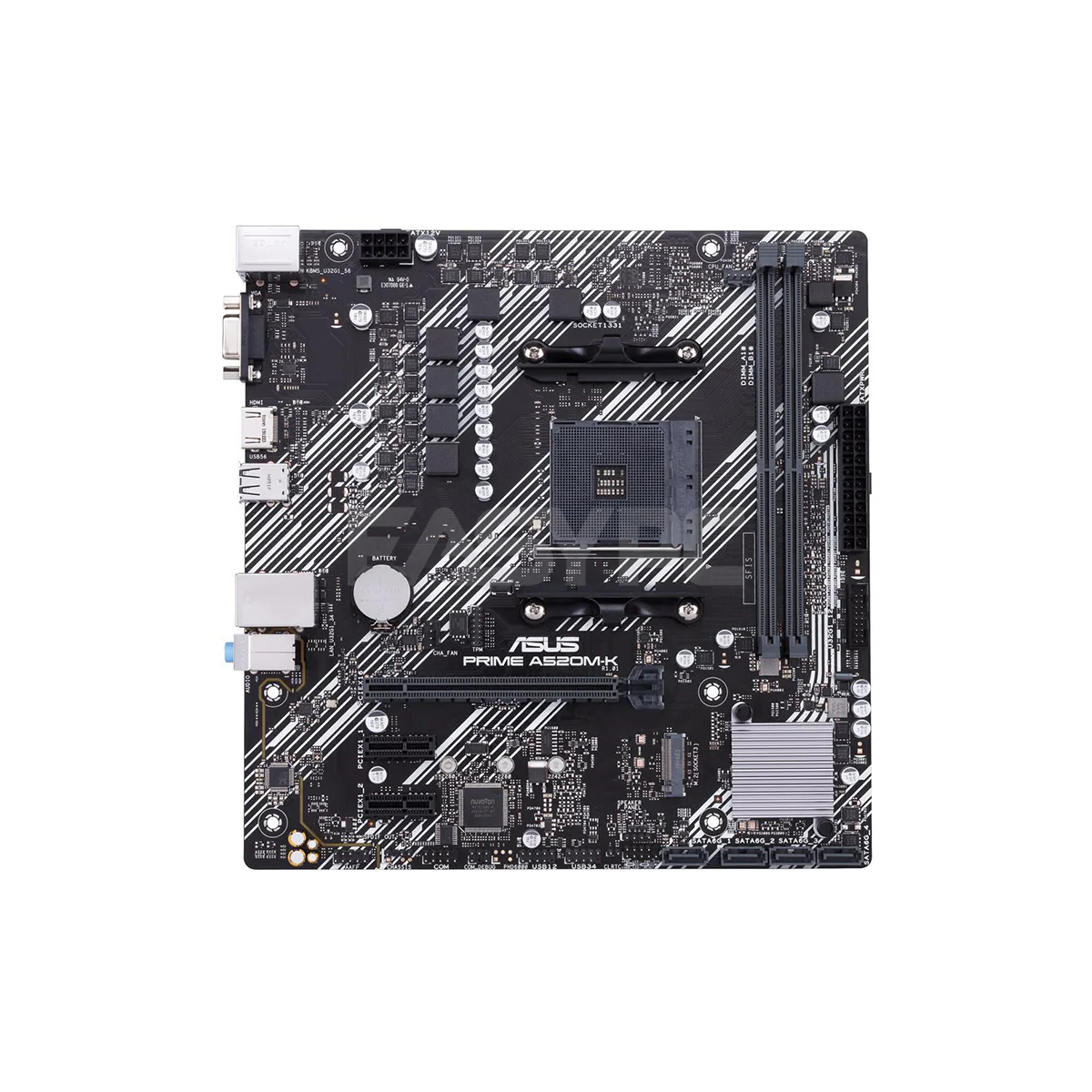 Asus Prime A520M-K Socket AM4 Ddr4Gaming Motherboard - Image 3
