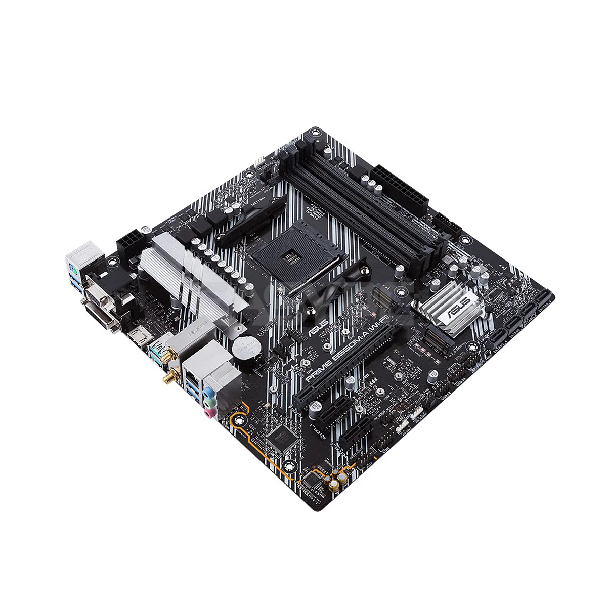 ASUS Prime B550M-A WiFi AMD micro ATX with dual M.2 HDMI/D-Sub/DVI SATA 6 Gbps USB 3.2 Gen 2 Type-A Aura Sync RGB headers Gaming Motherboard - Image 5
