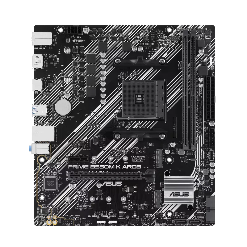 Asus Prime B550M-K ARGB Socket Am4 Ddr4 Motherboard - Image 4