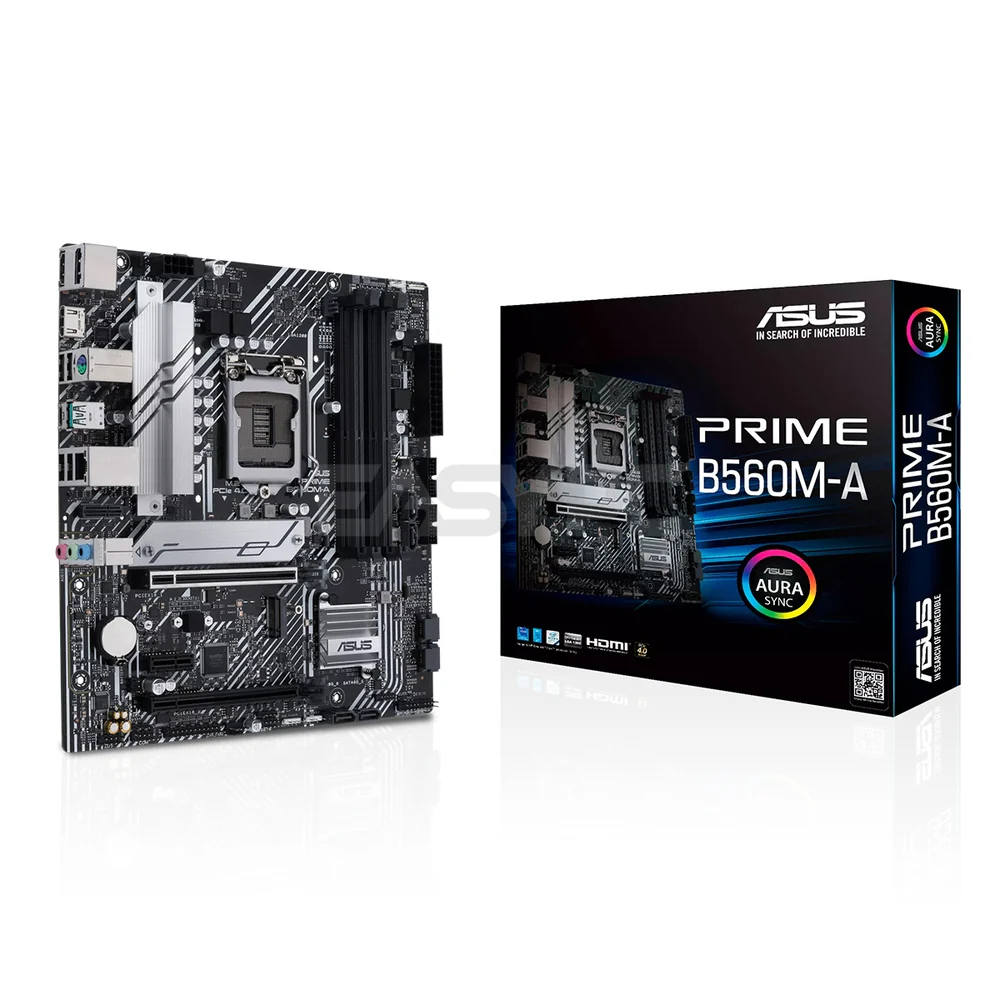 Asus Prime B560M-A Socket LGA 1200 Ultrafast Connectivity ASUS Aura Sync Ddr4 Motherboard