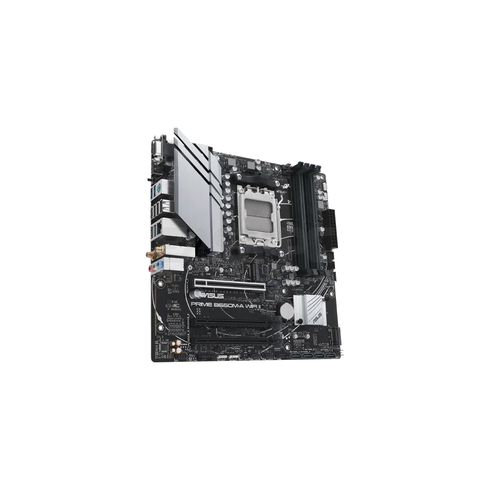 Asus PRIME B650M-A WIFI II Socket AM5 DDR5 Micro-ATX Motherboard - Image 4