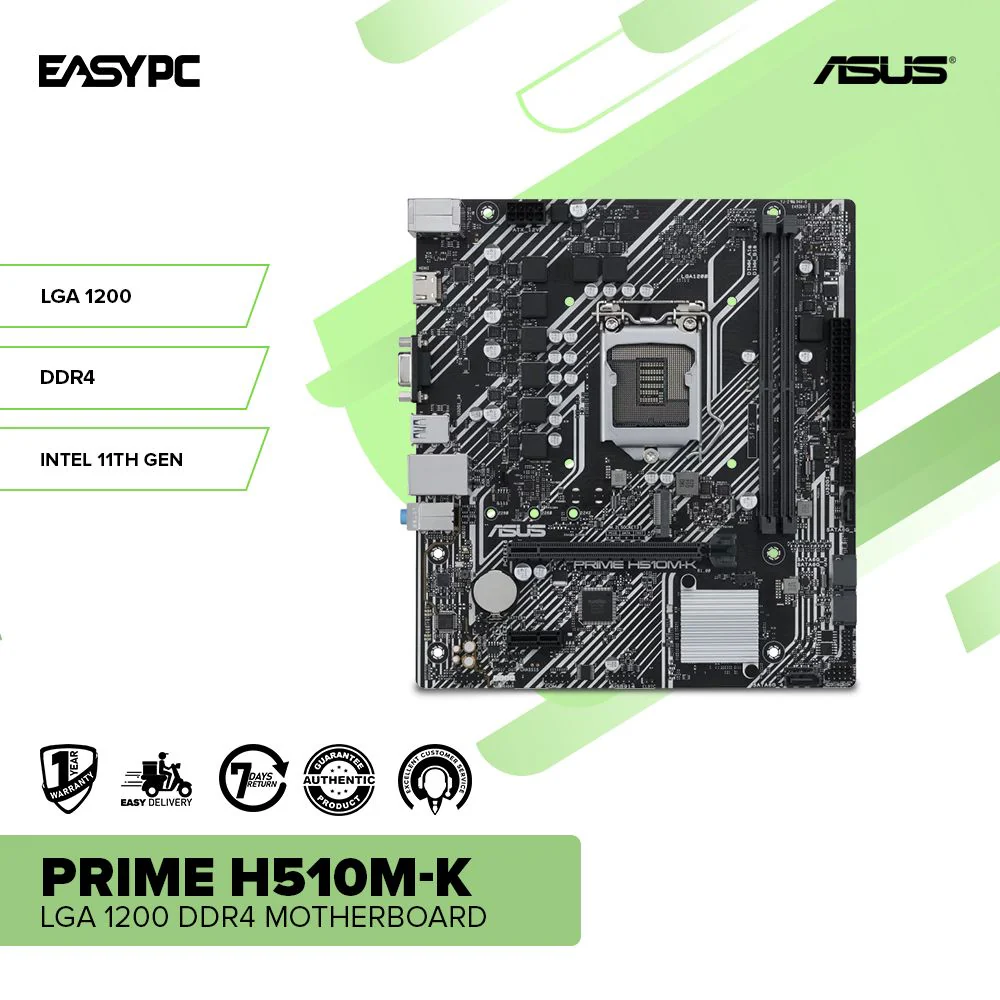 ASUS prime H510M-K LGA 1200 ddr4 Motherboard - Image 2